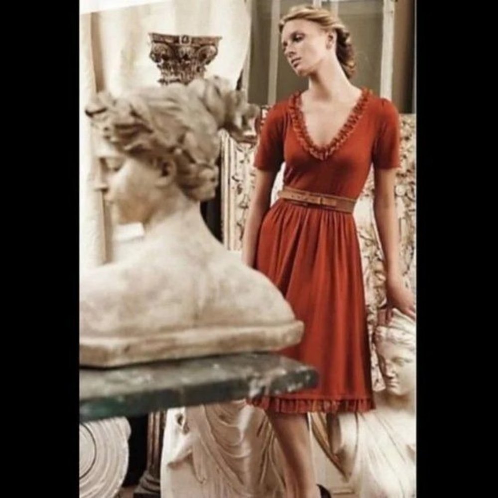 Anthropologie Dress in Rust